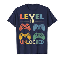 Ladda upp bild till gallerivisning, Level 10 Unlocked Shirt Funny Video Gamer 10th Birthday Gift 150270
