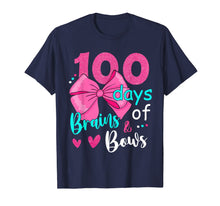 Ladda upp bild till gallerivisning, 100 Days Of Brains Bows 100th Day Of School Gifts Kids Girls T-Shirt-4050266
