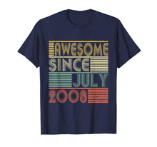 Ladda upp bild till gallerivisning, Awesome Since July 2008 Shirt 11th Birthday Gifts 11 Yrs Old 119970
