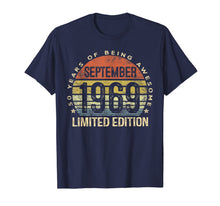 Ladda upp bild till gallerivisning, Born September 1969 Limited Edition Bday Gifts 50th Birthday T-Shirt 59804
