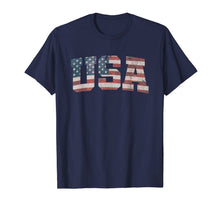 Ladda upp bild till gallerivisning, USA T Shirt US Flag Tee Patriodic 4th Of July America Tshirt 98158
