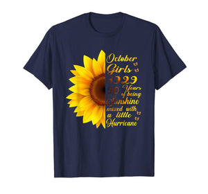 90th Birthday Gifts October 1929 Being Sunshine T-Shirt 631672