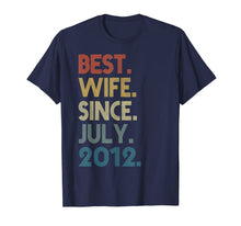Ladda upp bild till gallerivisning, 7th Wedding Anniversary Gifts Best Wife Since July 2012 487077
