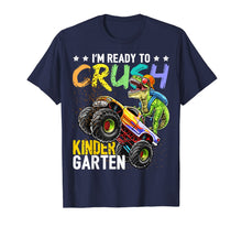 Ladda upp bild till gallerivisning, Kindergarten Dinosaur Monster Truck Back to School Shirt Boy 84223
