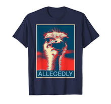 Ladda upp bild till gallerivisning, Allegedly Ostrich T Shirt Funny Bird Lover T-Shirt 305952
