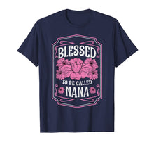 Ladda upp bild till gallerivisning, Blessed To Be Called Nana Cute Floral Christmas Gifts T-Shirt-1859848

