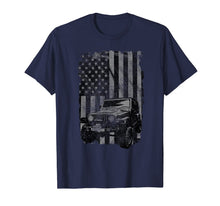 Ladda upp bild till gallerivisning, Vintage US Flag Jeeps Shirt - Jeeps Enthusiast T Shirt 96405
