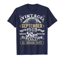 Ladda upp bild till gallerivisning, Classic 50th birthday gift Men women Vintage September 1969 T-Shirt 83228
