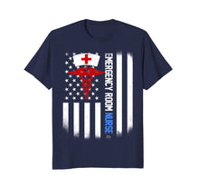 Ladda upp bild till gallerivisning, Funny shirts V-neck Tank top Hoodie sweatshirt usa uk au ca gifts for emergency room Nurse Shirt US Flag 1385522
