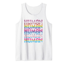 Ladda upp bild till gallerivisning, HUMAN Flag LGBT SHIRT Gay Pride Month Transgender RAINBOW  Tank Top 98167
