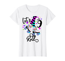 Ladda upp bild till gallerivisning, Funny shirts V-neck Tank top Hoodie sweatshirt usa uk au ca gifts for 9th Roller Skate birthday T-shirt -let's Roll Unicorn Shirt 1978399
