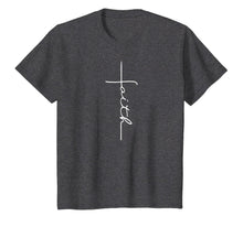 Ladda upp bild till gallerivisning, Faith Cross T-Shirt Christian T Shirt for Men Women Kids 73282
