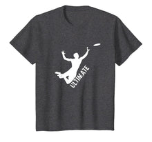 Ladda upp bild till gallerivisning, Ultimate Frisbee Silhouette T-Shirt | Frisbee Jumping Catch 758212
