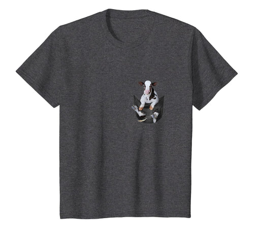 Cow Inside Pocket Funny T-Shirts Lover Dog Cute Gifts Tee 688705