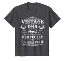 Ladda upp bild till gallerivisning, Vintage 1949 70th Birthday T-Shirt 70 Years Old Gift Shirt 139054

