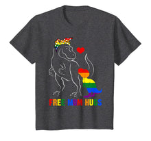 Ladda upp bild till gallerivisning, Free Mom Hugs T-Shirt - LGBT Mom Saurus Rainbow Shirts Gift 42691
