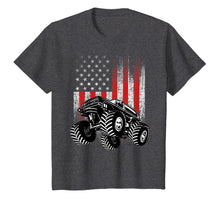 Ladda upp bild till gallerivisning, Monster Truck American Flag Racing USA Patriotic T-Shirt T-Shirt 964917
