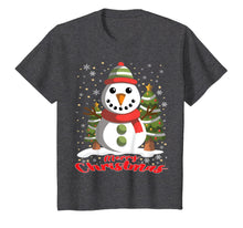 Ladda upp bild till gallerivisning, Snowman Merry Christmas Tree Snowflakes Cute Funny T-Shirt
