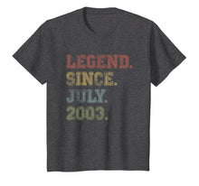 Ladda upp bild till gallerivisning, Legend Since July 2003 16th Birthday 16 Years Old Shirt Gift 92320

