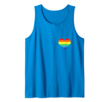 Ladda upp bild till gallerivisning, LGBT Pride Rainbow Flag Heart Love Tank Top 43423
