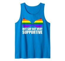 Ladda upp bild till gallerivisning, NOT GAY BUT VERY SUPPORTIVE LGBT Straight Ally Bra Meme Tank Top 195152
