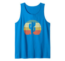 Ladda upp bild till gallerivisning, Saguaro Cactus Cactus Sunset Opuntia Cactaceae Retro T-Shirt Tank Top 47503
