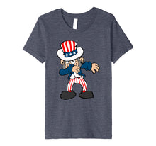 Ladda upp bild till gallerivisning, Dabbing Uncle Sam Fourth of July USA Flag Labor Memorial Day Premium T-Shirt 1905966
