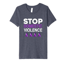 Ladda upp bild till gallerivisning, Funny shirts V-neck Tank top Hoodie sweatshirt usa uk au ca gifts for Purple Ribbon Shirt, Stop Domestic Violence T Shirts 2660572

