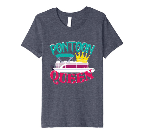 Funny shirts V-neck Tank top Hoodie sweatshirt usa uk au ca gifts for Boating Captain Pontoon Queen Shirt Pontoon Boat Gifts 3681677