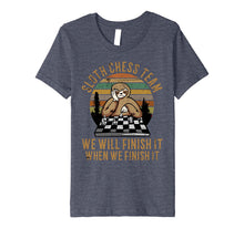 Ladda upp bild till gallerivisning, Funny shirts V-neck Tank top Hoodie sweatshirt usa uk au ca gifts for Distressed Sloth Chess Team Funny Slow Chess Players gift Premium T-Shirt 2618324
