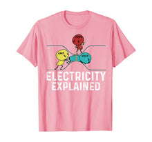 Ladda upp bild till gallerivisning, Ohm Volt Amp Electricity Explained Funny Electrician Nerd TShirt421329
