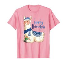 Ladda upp bild till gallerivisning, Funny shirts V-neck Tank top Hoodie sweatshirt usa uk au ca gifts for Funny Hanukkah Llama Pun Happy Llamakah Gifts T-Shirt 247893
