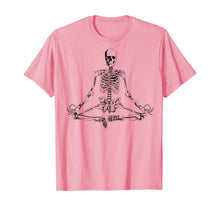 Ladda upp bild till gallerivisning, Halloween Meditating Skeleton Shirt | Funny Freaky Yoga Gift 140558
