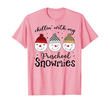 Ladda upp bild till gallerivisning, Funny shirts V-neck Tank top Hoodie sweatshirt usa uk au ca gifts for Chillin&#39; With My Preschool Snowmies Christmas Teacher Gifts T-Shirt 1139224

