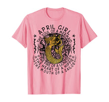 Ladda upp bild till gallerivisning, April Girl The Soul Of A Mermaid Tshirt Funny Gifts Women TShirt70437
