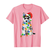 Ladda upp bild till gallerivisning, Funny shirts V-neck Tank top Hoodie sweatshirt usa uk au ca gifts for Black Husky Christmas Light Funny Dog Xmas Tree T-Shirt 776541
