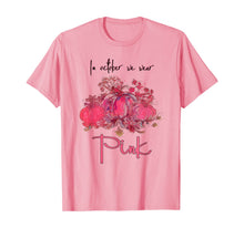 Ladda upp bild till gallerivisning, In October We Wear Pink Pumpkin Breast Cancer Halloween T-Shirt 287276
