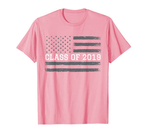 Funny shirts V-neck Tank top Hoodie sweatshirt usa uk au ca gifts for Class of 2019 T-Shirt American Flag Senior Graduation Gifts 690437