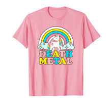 Ladda upp bild till gallerivisning, Funny shirts V-neck Tank top Hoodie sweatshirt usa uk au ca gifts for Death Metal Funny Rainbow Unicorn Novelty T-Shirt 2082020
