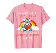Ladda upp bild till gallerivisning, Funny shirts V-neck Tank top Hoodie sweatshirt usa uk au ca gifts for Try Your Hardest Funny Unicorn Reading Teacher Gifts Shirt 1968231

