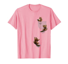 Ladda upp bild till gallerivisning, Funny shirts V-neck Tank top Hoodie sweatshirt usa uk au ca gifts for T-Shirt, Cute Squirrel Playing, Climbing in Pocket, Chipmunk 2234512
