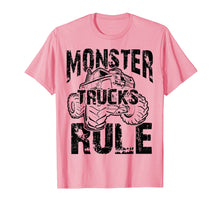 Ladda upp bild till gallerivisning, Funny shirts V-neck Tank top Hoodie sweatshirt usa uk au ca gifts for MONSTER TRUCKS RULE T-shirt 1483079
