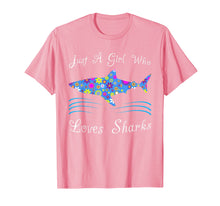 Ladda upp bild till gallerivisning, Funny shirts V-neck Tank top Hoodie sweatshirt usa uk au ca gifts for Shark Shirts For Girls - Cute Kids Floral Gift Tees 2113630
