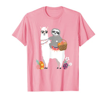 Ladda upp bild till gallerivisning, Funny shirts V-neck Tank top Hoodie sweatshirt usa uk au ca gifts for Sloth Llama Egg-Hunt Funny Cute Easter Shirt Gift Idea 2314735
