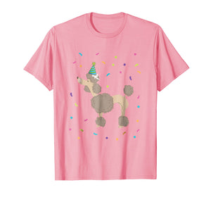 Funny shirts V-neck Tank top Hoodie sweatshirt usa uk au ca gifts for Cute Pink Poodle TShirt Birthday Standard Dog Gifts Party 2494530