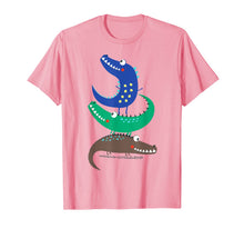 Ladda upp bild till gallerivisning, Cute Crocodile Brothers of 3 Cartoon Graphic Shirt  T-Shirt 803662
