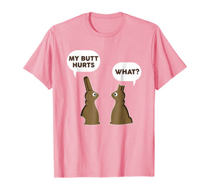 Funny shirts V-neck Tank top Hoodie sweatshirt usa uk au ca gifts for Happy Easter Bunny Shirt My Butt Hurts Tees Funny Gifts 2903127
