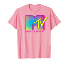 Ladda upp bild till gallerivisning, MTV Logo Fluorescent Colors Graphic T-Shirt
