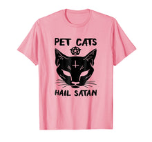 Ladda upp bild till gallerivisning, Pet Cats Hail Satan Tshirt
