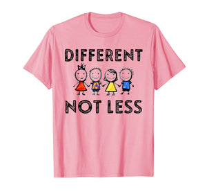 Funny shirts V-neck Tank top Hoodie sweatshirt usa uk au ca gifts for Different Not Less T-Shirt Support Autism Awareness Gifts 1567021